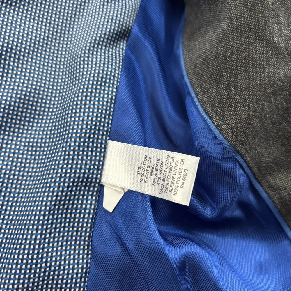 Banana republic twill Classic Gray Men's Blazer suit coat